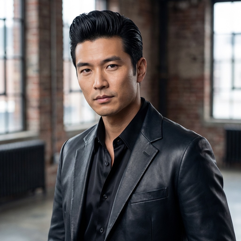 メンズファッション誌向けヘアスタイル